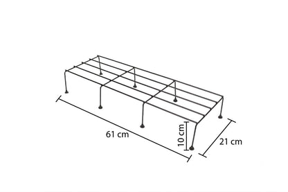 Elevated Plant Stand for Indoor and Outdoor Decor