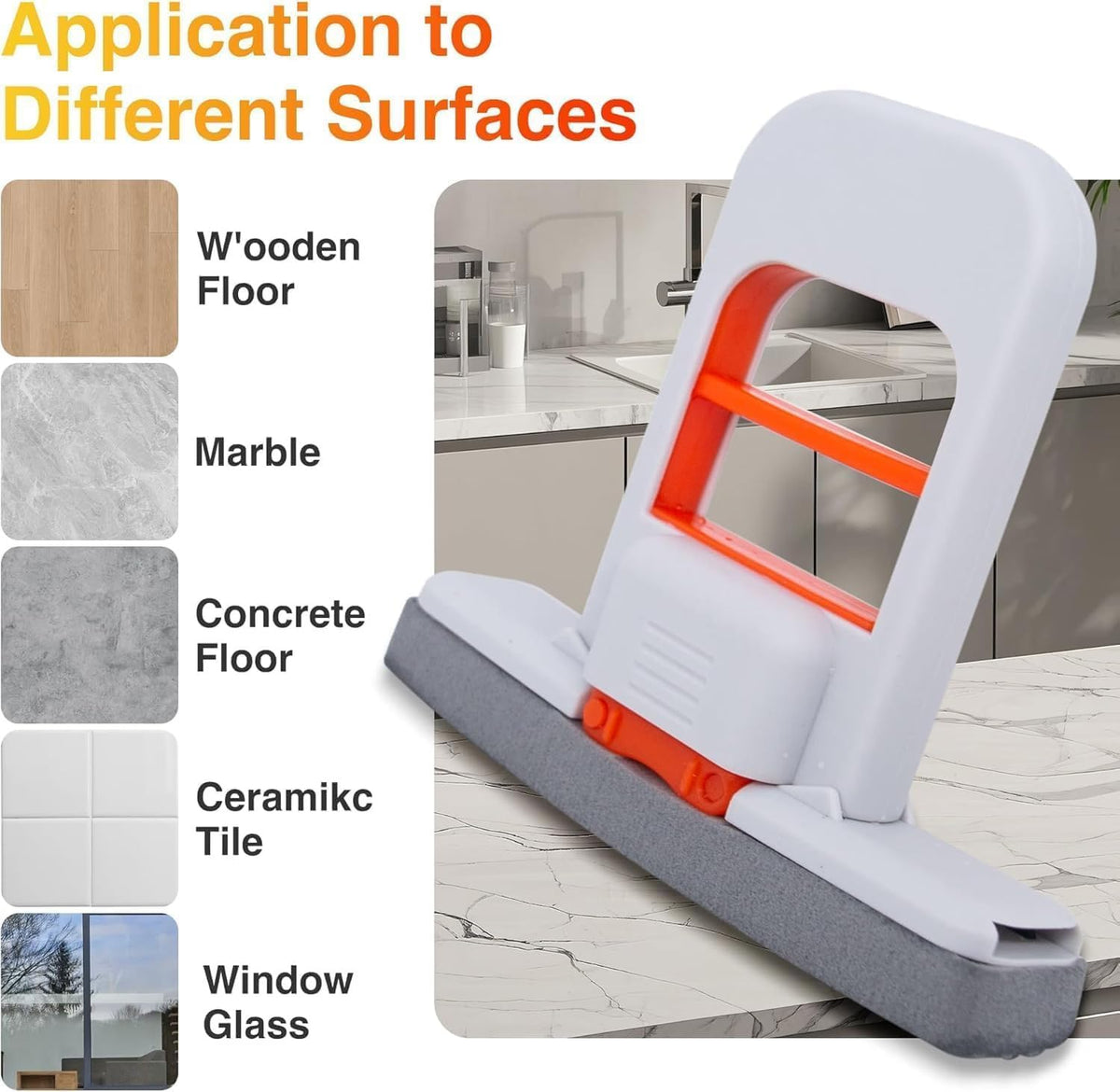 SmartClean Portable Mini Sponge Mop