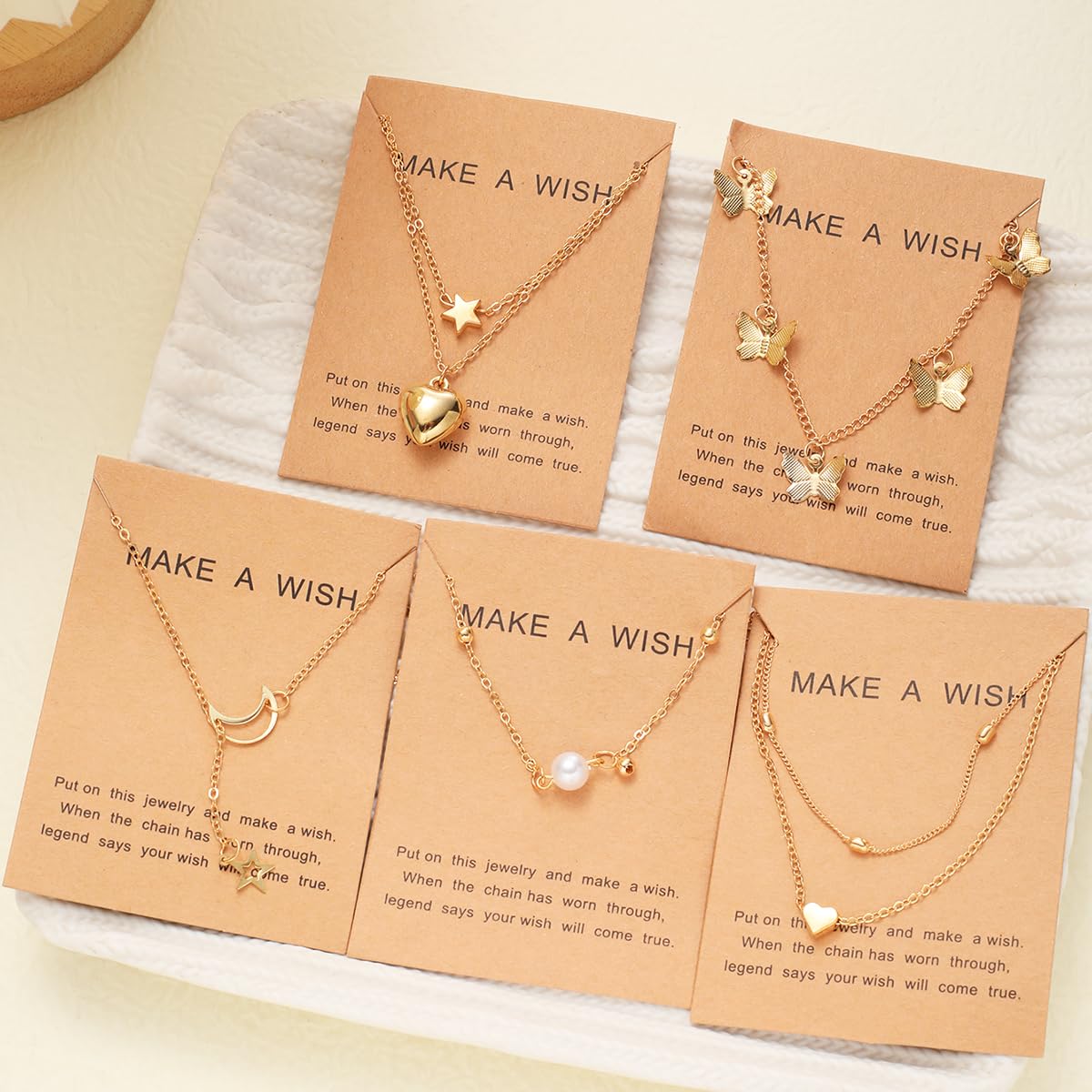 Elegant Heart and Butterfly Necklace Collection
