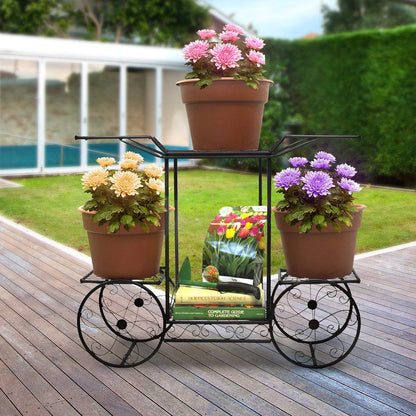 European-Style Wrought Iron Plant Stand